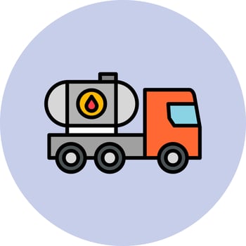 Oil Tank Vector Icon