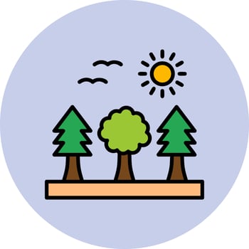 Forest Vector Icon