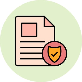 Approved Document vector icon