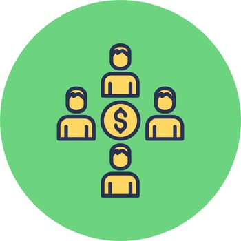 Crowdfunding Vector Icon