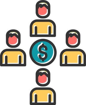 Crowdfunding Vector Icon