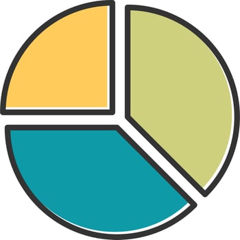 Pie Chart Vector Icon