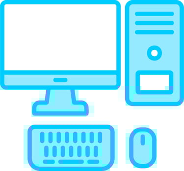 Computer Vector Icon