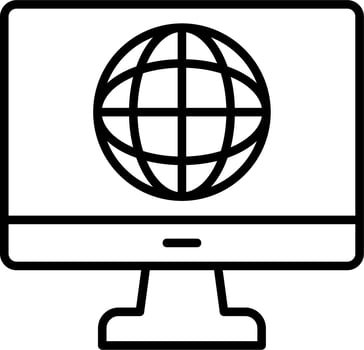 Global Online Vector Icon