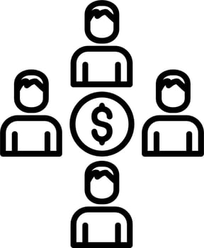 Crowdfunding Vector Icon