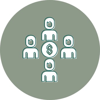 Crowdfunding Vector Icon