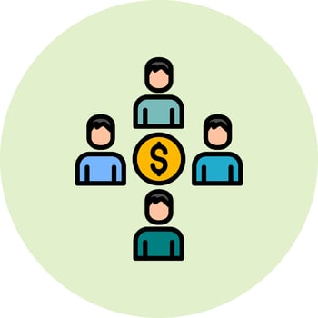 Crowdfunding Vector Icon