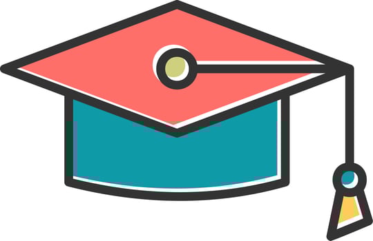 Mortarboard Vector Icon