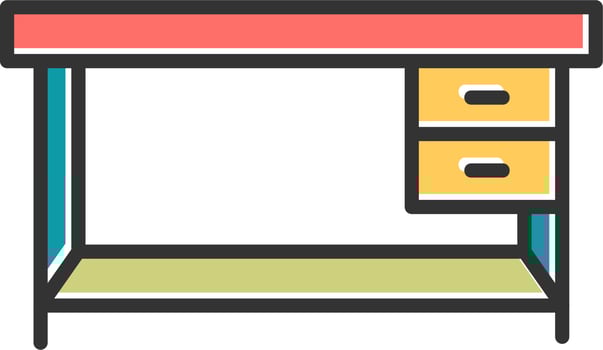 Desk Vector Icon