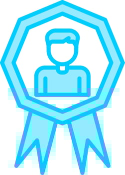 Employee Of The Month Vector Icon