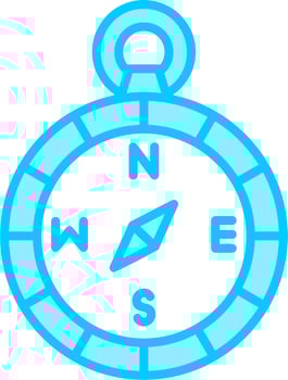Compass Vector Icon