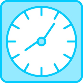 Wall Clock Vector Icon