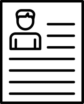 Resume Vector Icon