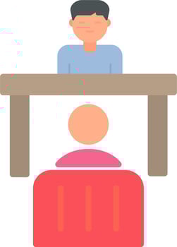 Job Interview Vector Icon