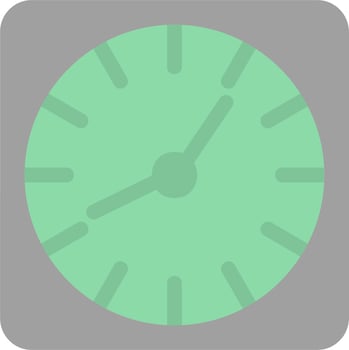 Wall Clock Vector Icon