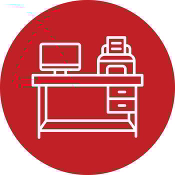 Workplace Vector Icon