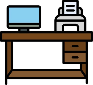 Workplace Vector Icon