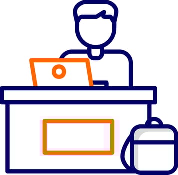 Office Worker Vector Icon