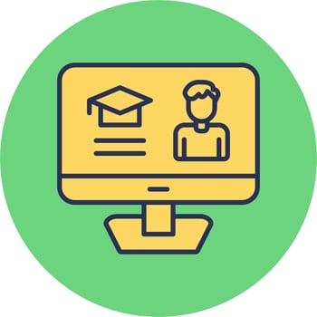 Elearning Vector Icon
