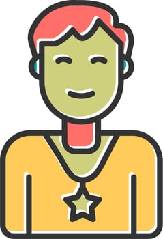 Role Model Vector Icon
