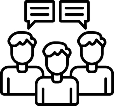 Group Coaching Vector Icon