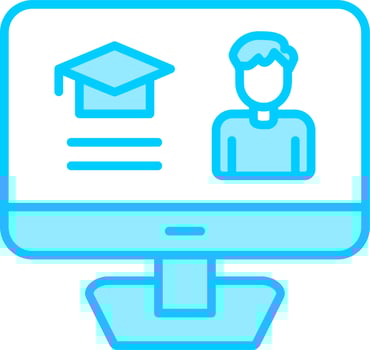 Elearning Vector Icon