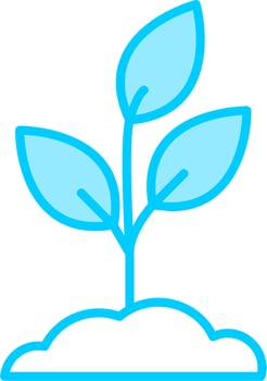 Plant Grows Vector Icon