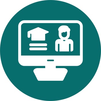 Elearning Vector Icon