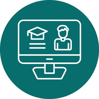 Elearning Vector Icon