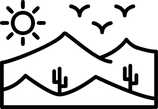 Desert Vector Icon