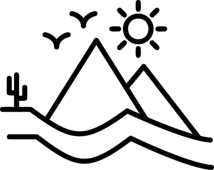 Dune Vector Icon