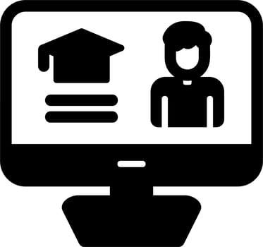 Elearning Vector Icon
