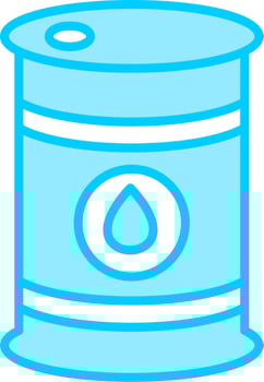 Oil Barrel Vector Icon