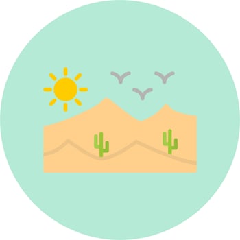 Desert Vector Icon