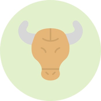 Bull Skull Vector Icon