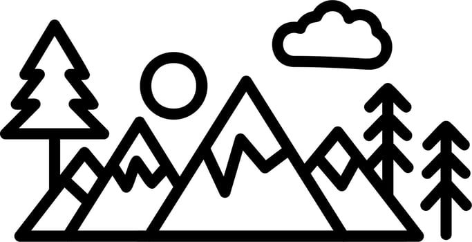 Landscape Vector Icon