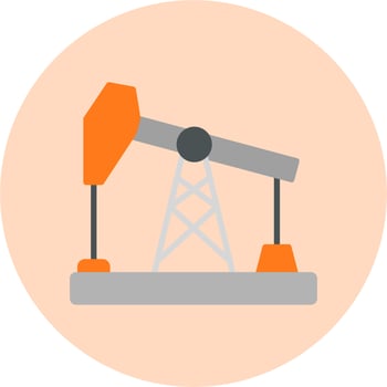 Oil Pump Vector Icon
