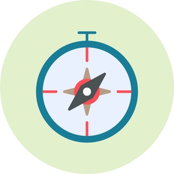 Compass Vector Icon