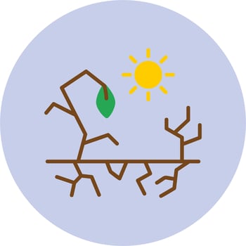 Drought Vector Icon