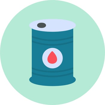 Oil Barrel Vector Icon