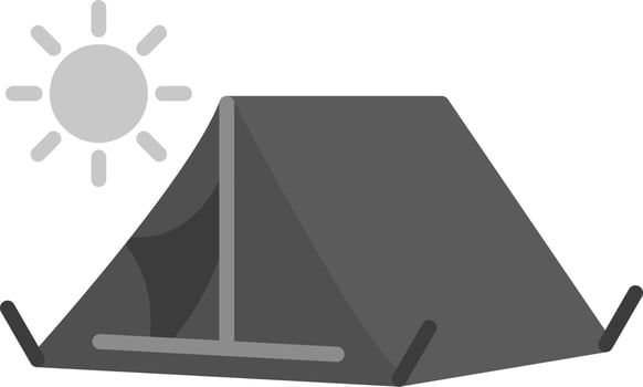 Desert Tent Vector Icon