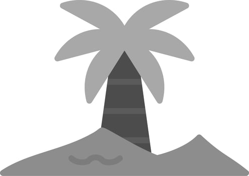 Oasis Vector Icon