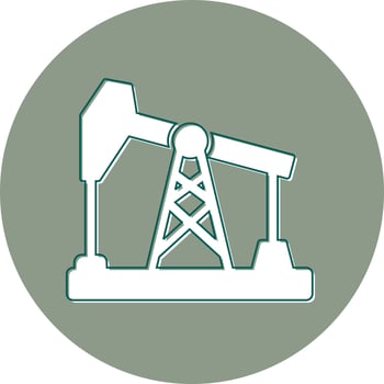 Oil Pump Vector Icon