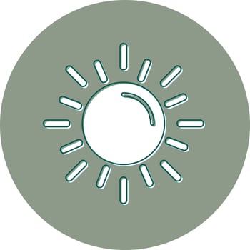 Sun Vector Icon