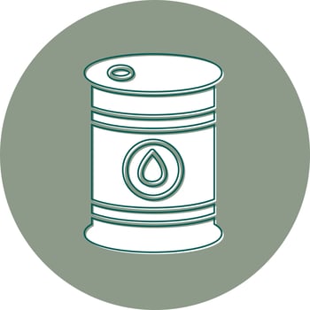 Oil Barrel Vector Icon