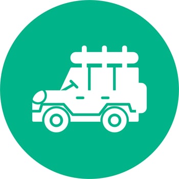 Safari car Vector Icon