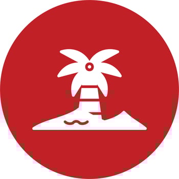Oasis Vector Icon