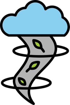 Tornado Vector Icon
