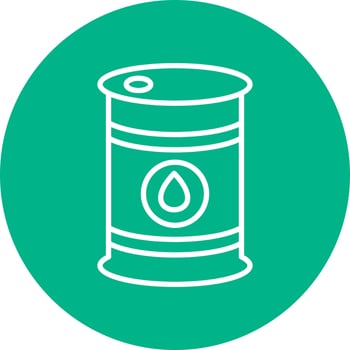 Oil Barrel Vector Icon