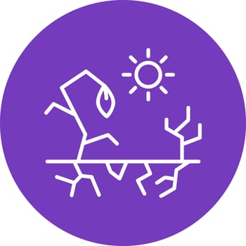Drought Vector Icon